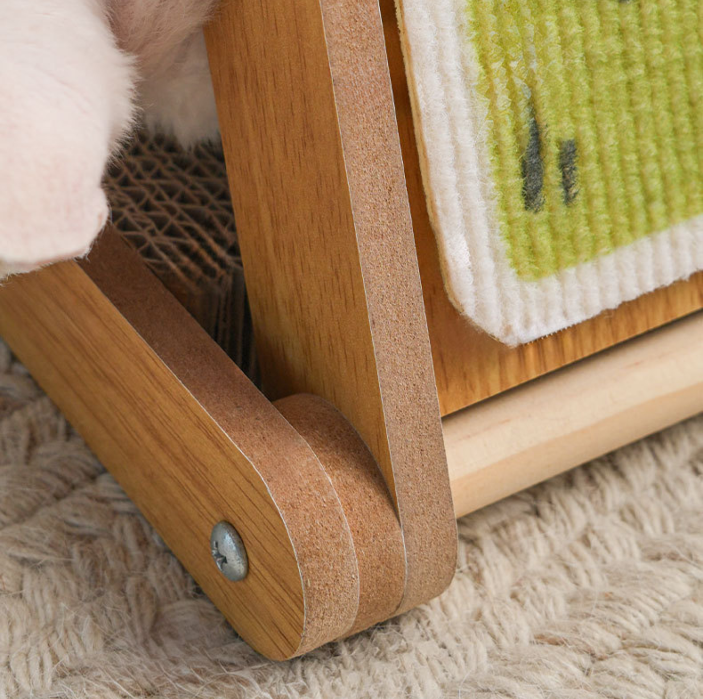 Ginger Cat Calendar-Style Scratcher Board with Wooden Frame