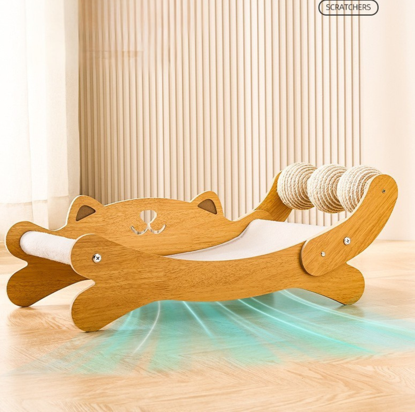 Sofa Scratcher Bed with Sisal Roller