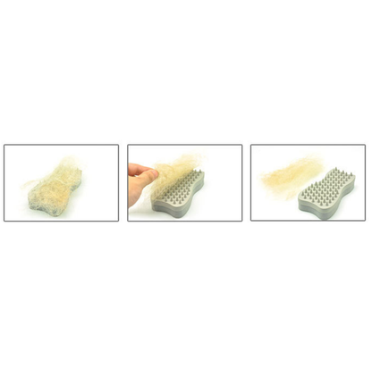 Dual-Sided Silicone Grooming and Lint Remover for Pets and Home