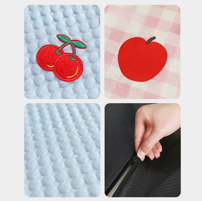 Summer Fruit Round Cool Feeling Pet Bed