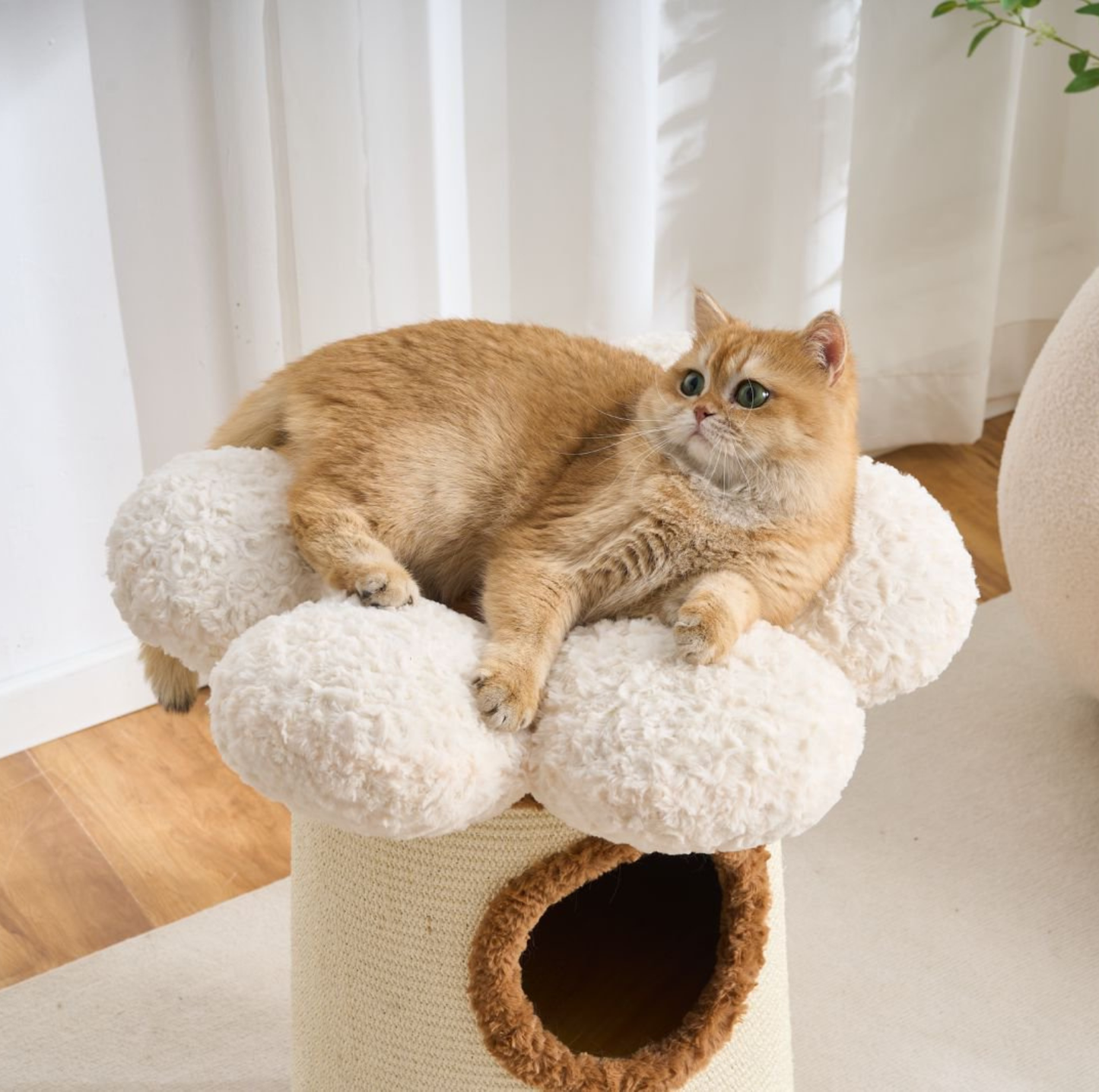 Bloom Nest 3-Tier Sisal Cat Barrel Condo