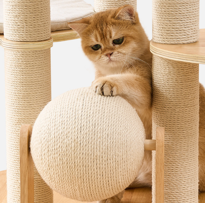 Loft Wooden Multi-Level Cat Tree