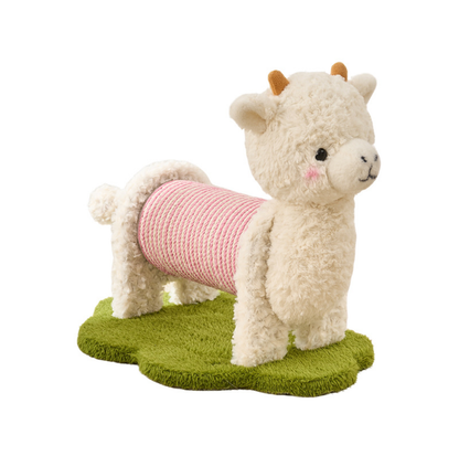 Alpaca Rotating Sisal Cat Scratcher Toy
