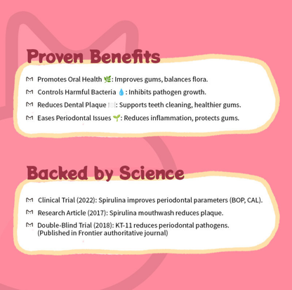 Meltail MeltFresh – Total Oral Care Probiotic Oral Strips for Dogs & Cats