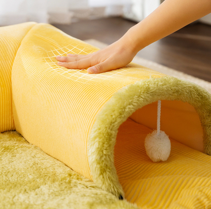 Cat Tunnel Bed – Play & Sleep in One