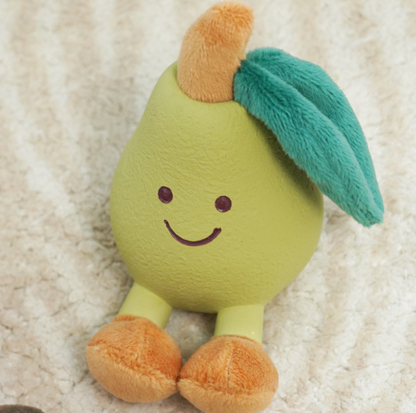 Colourful Fruit Latex Plush Dog Toy