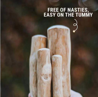 Natural Coffee Wood Dental Chew Stick for Dogs