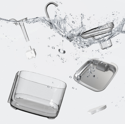 3.2L Automatic Pet Water Fountain – Stainless Steel Top
