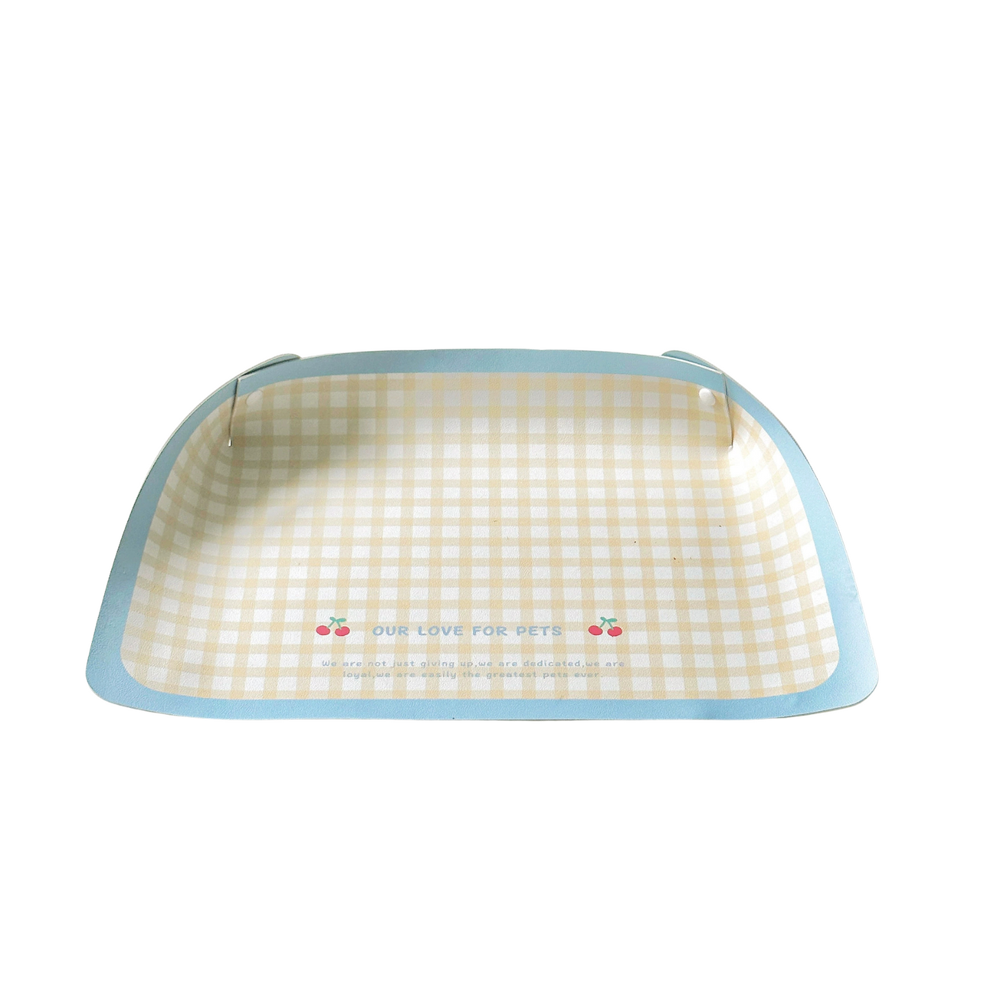 Foldable Waterproof PU Feeding Mat – Splash-Proof & Easy-Clean