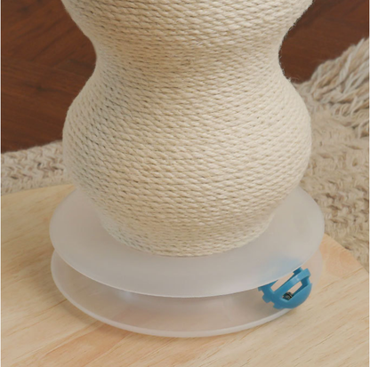 Sisal Ramp Cat Scratcher Tower with Lookout Platform