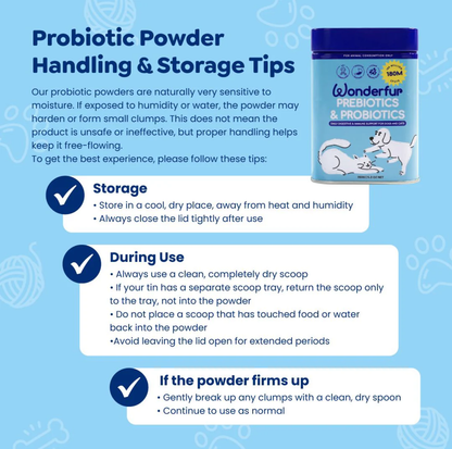 Wonderfur Prebiotics & Probiotics for dogs and cats 150g