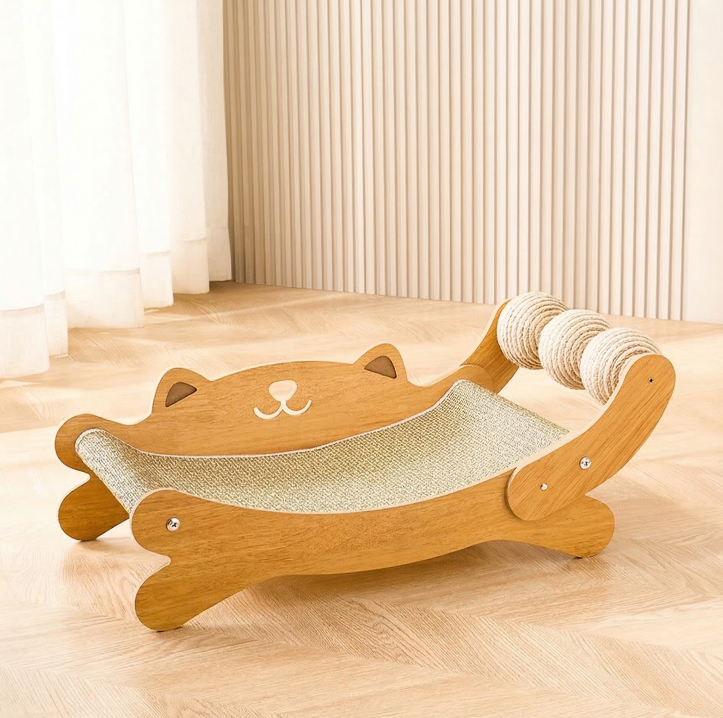 Sofa Scratcher Bed with Sisal Roller