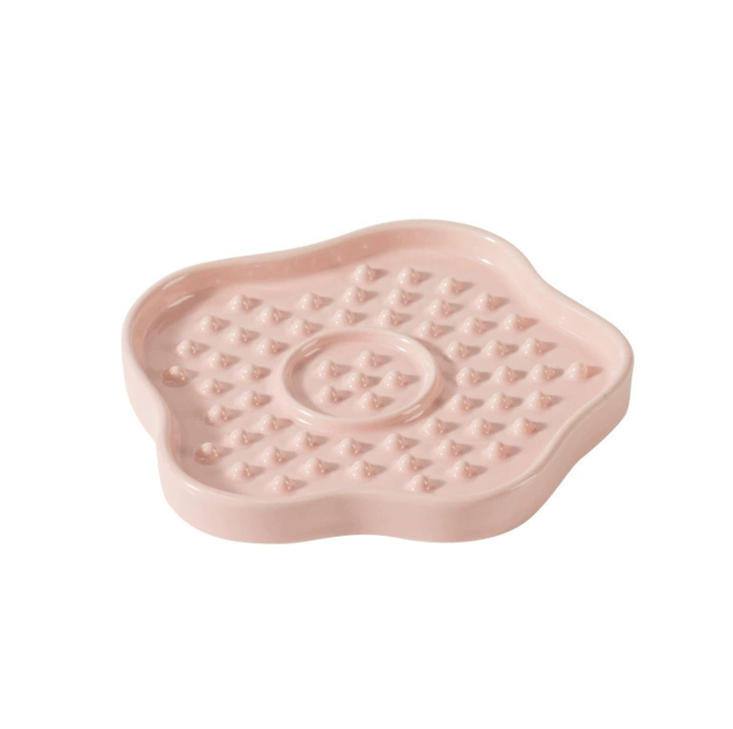 Petal Shaped Ceramic Pet Slow Feeder