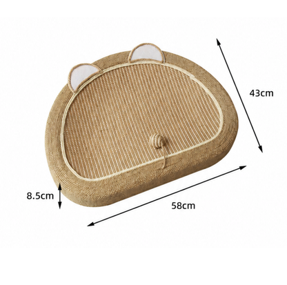 Bear Sisal Cat Scratching Bed