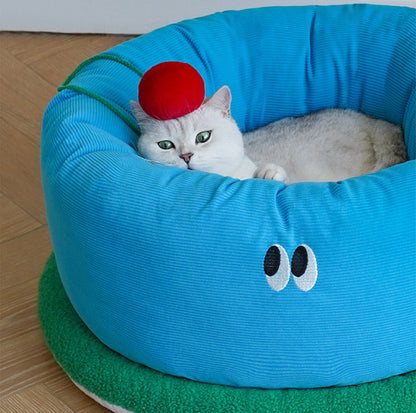 ZeZe Coffee Cup-Styled Deep Sleep Pet Bed