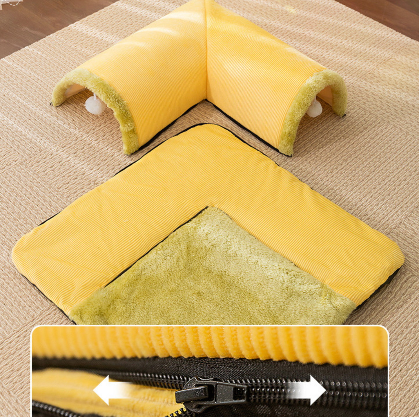Cat Tunnel Bed – Play & Sleep in One