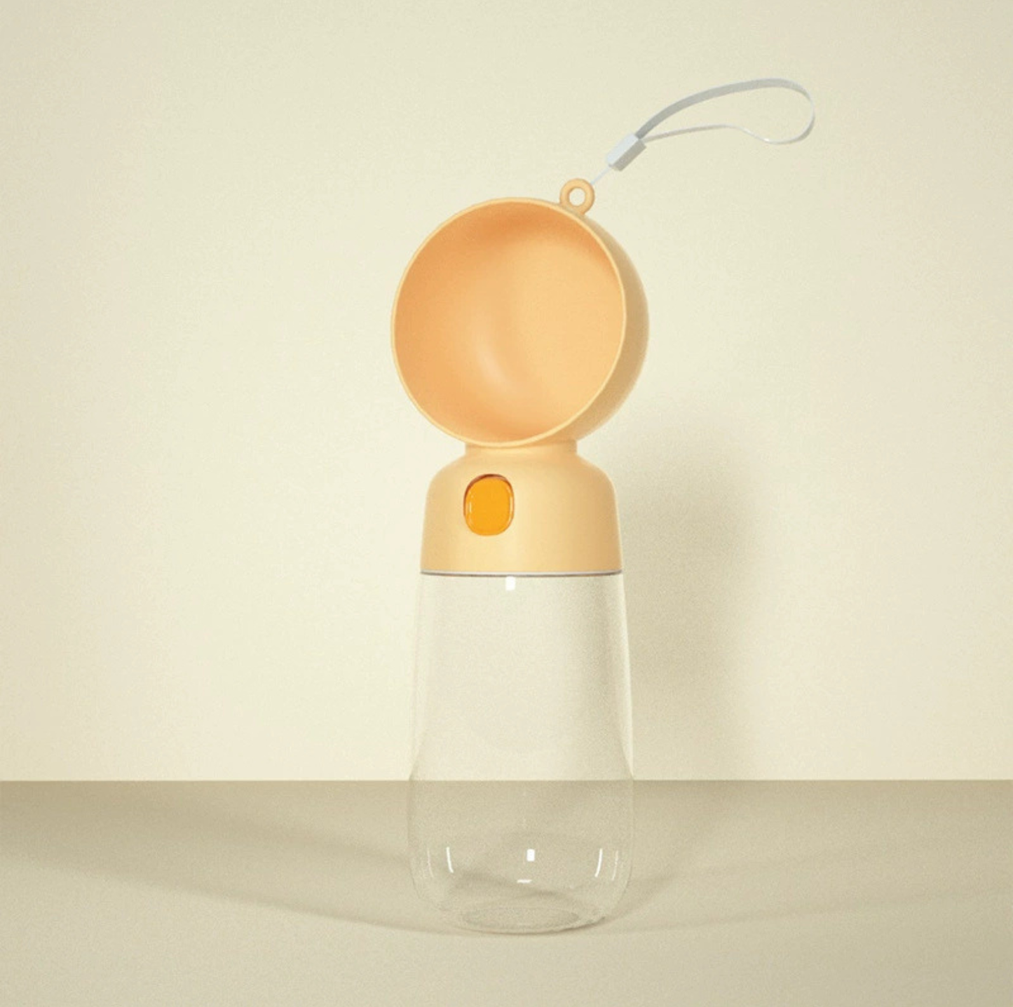 On-the-Go Portable Pet Water Bottle with Food Storage for Dogs & Cats