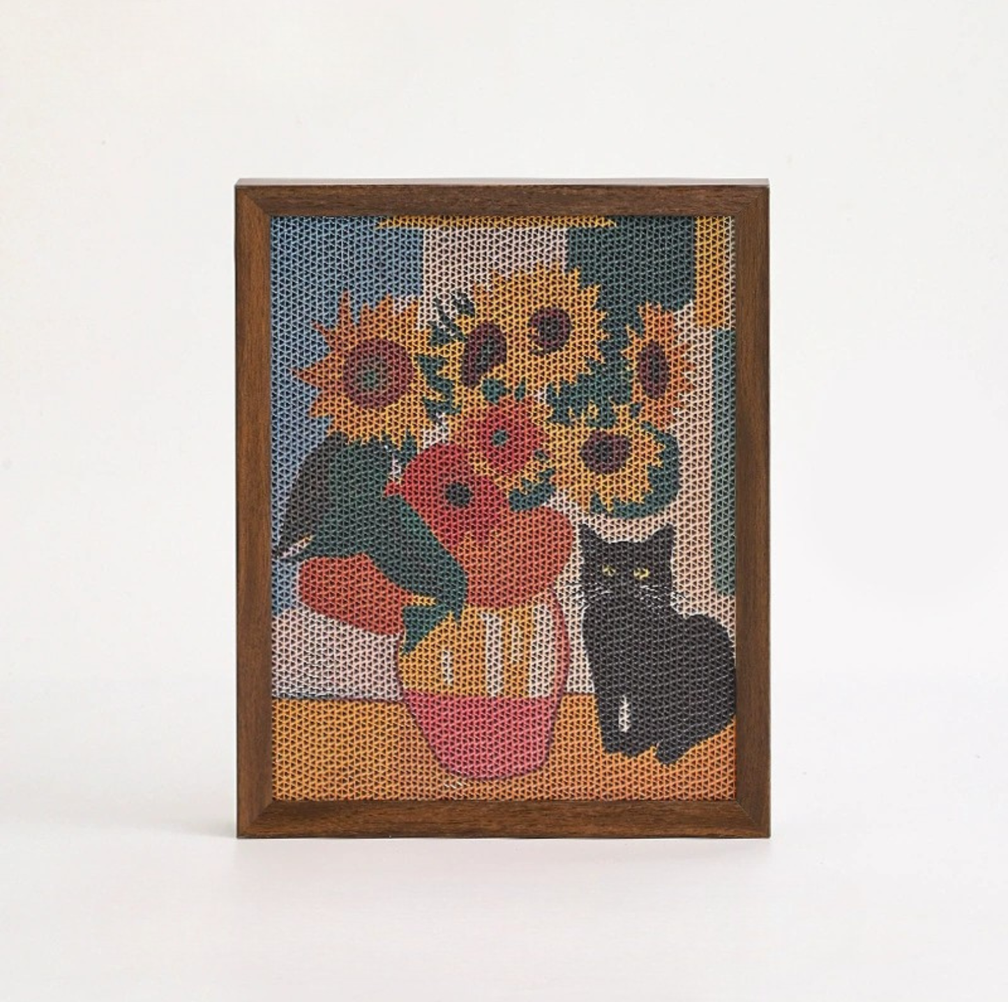 Framed Wall-Mounted Cat Scratcher