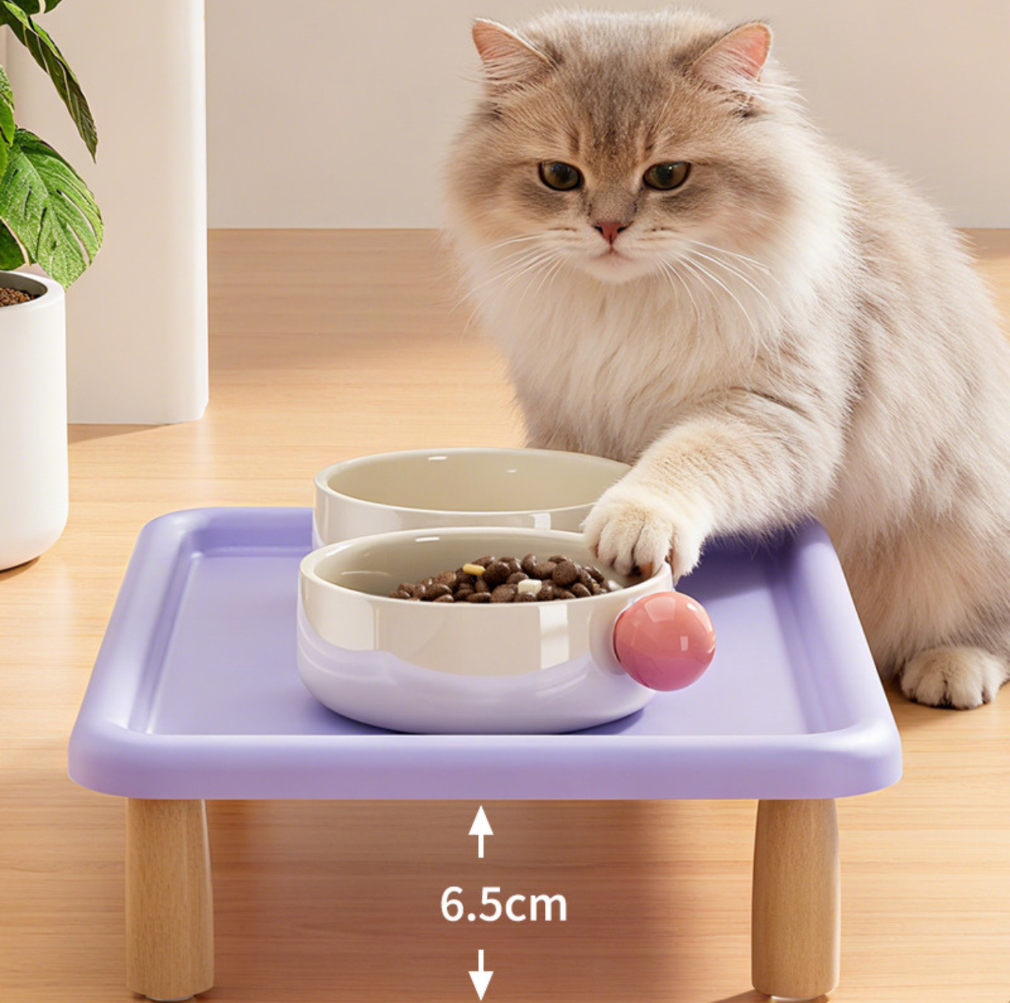Ceramic Pet Bowl & Stand Set (Available Separately)