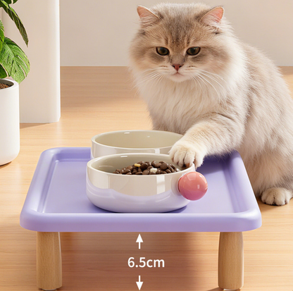 Ceramic Pet Bowl & Stand Set (Available Separately)