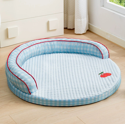 Summer Fruit Round Cool Feeling Pet Bed
