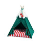 Festive Teepee: ZeZe's Christmas-Themed Pet Tent