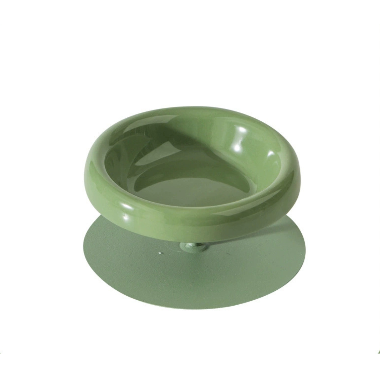 Aura Ceramic Pet Bowl with Metal Stand