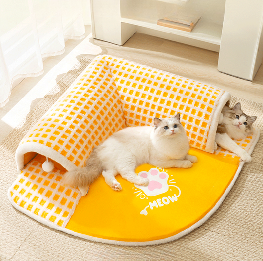 Cat Tunnel Bed – Play & Sleep in One