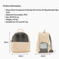 Leather Backpack Style Cat Carrier With Transparent Window