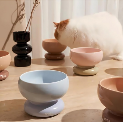 Makesure CALORIE Pet Bowl - Cat and Small Dog Bowl