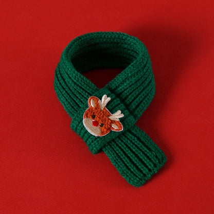 Christmas Plush Pet Scarf & Hat – Lightweight Festive Accessories