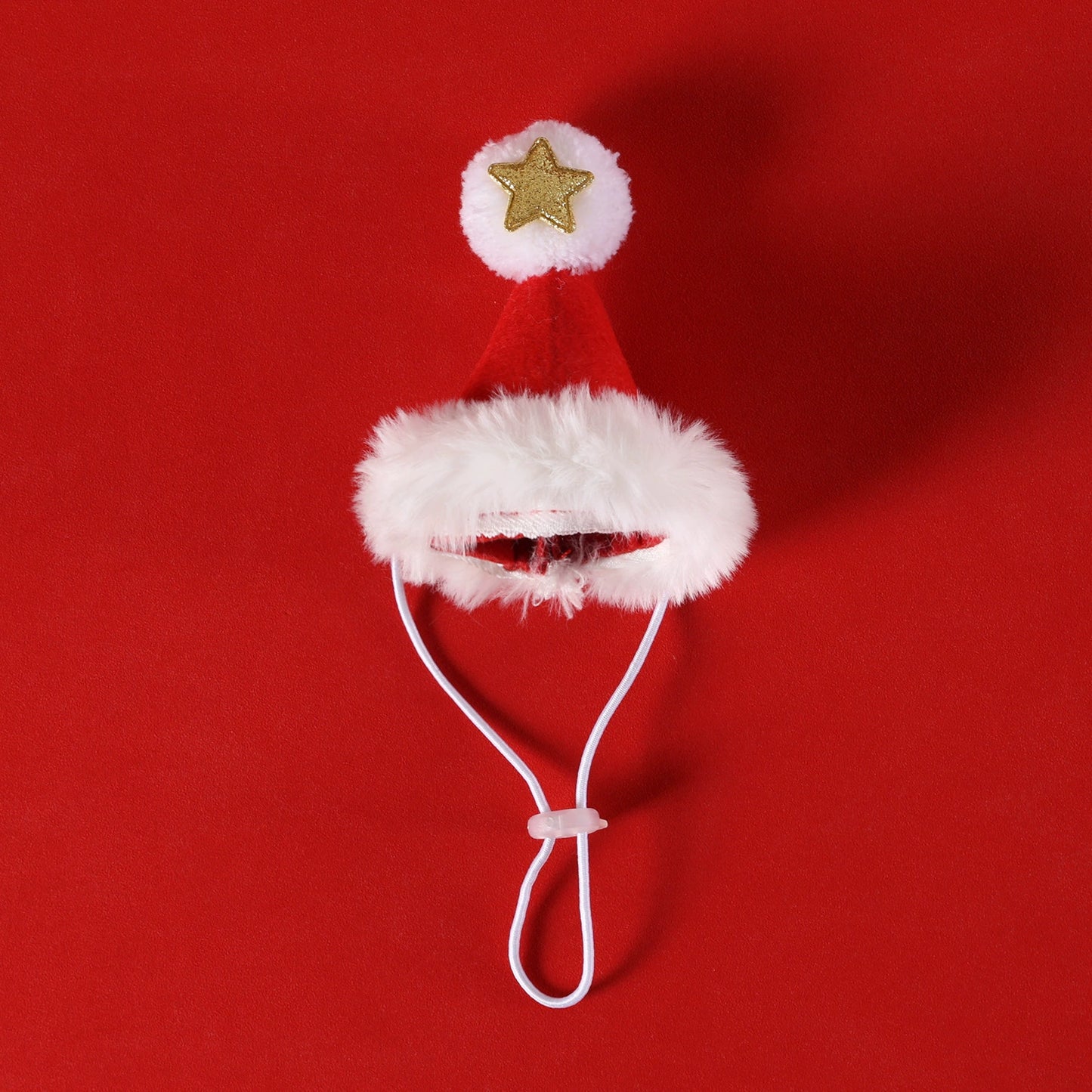 Christmas Plush Pet Scarf & Hat – Lightweight Festive Accessories