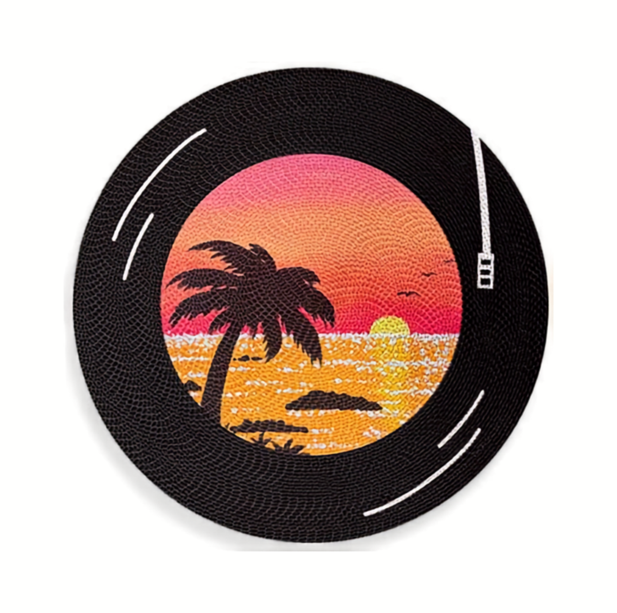 Vinyl Record Rotating Cardboard Cat Scratcher