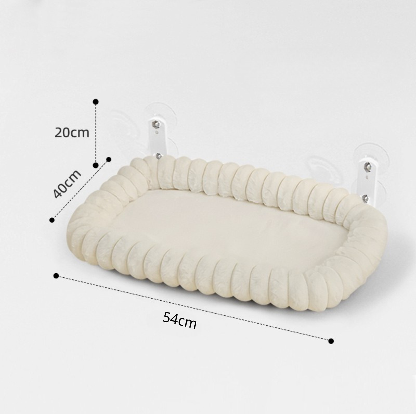 Faux Fur Suction Cup Cat Window Hammock
