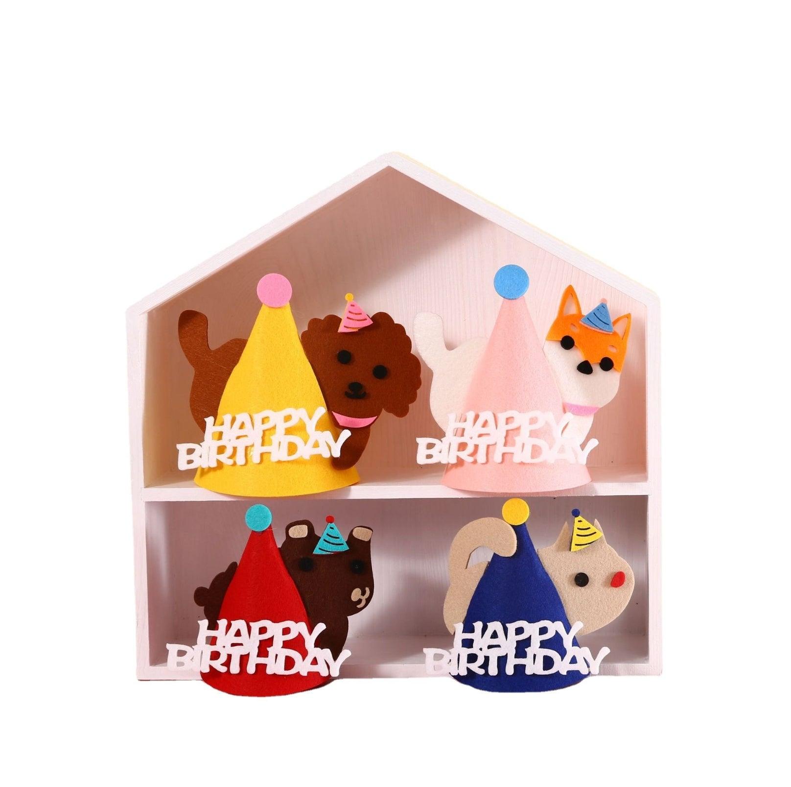 Animal Paw-ty Gear: Adorable Birthday Hat for Pets - {{product.type}} - PawPawUp