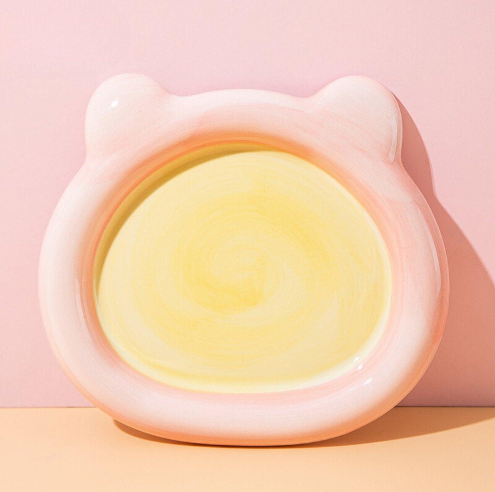 Artisan Ceramic Pet Food Plates Cat Bowl And Small Dog Bowl - {{product.type}} - PawPawUp