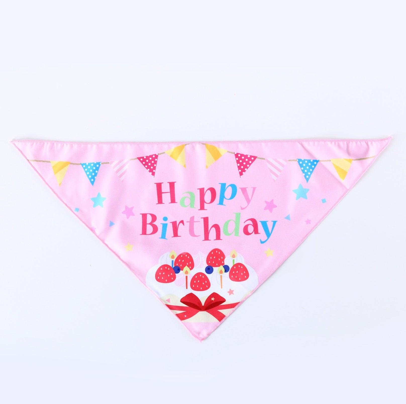 Birthday Pet Bandana - Celebratory Paw-ty Gear - {{product.type}} - PawPawUp