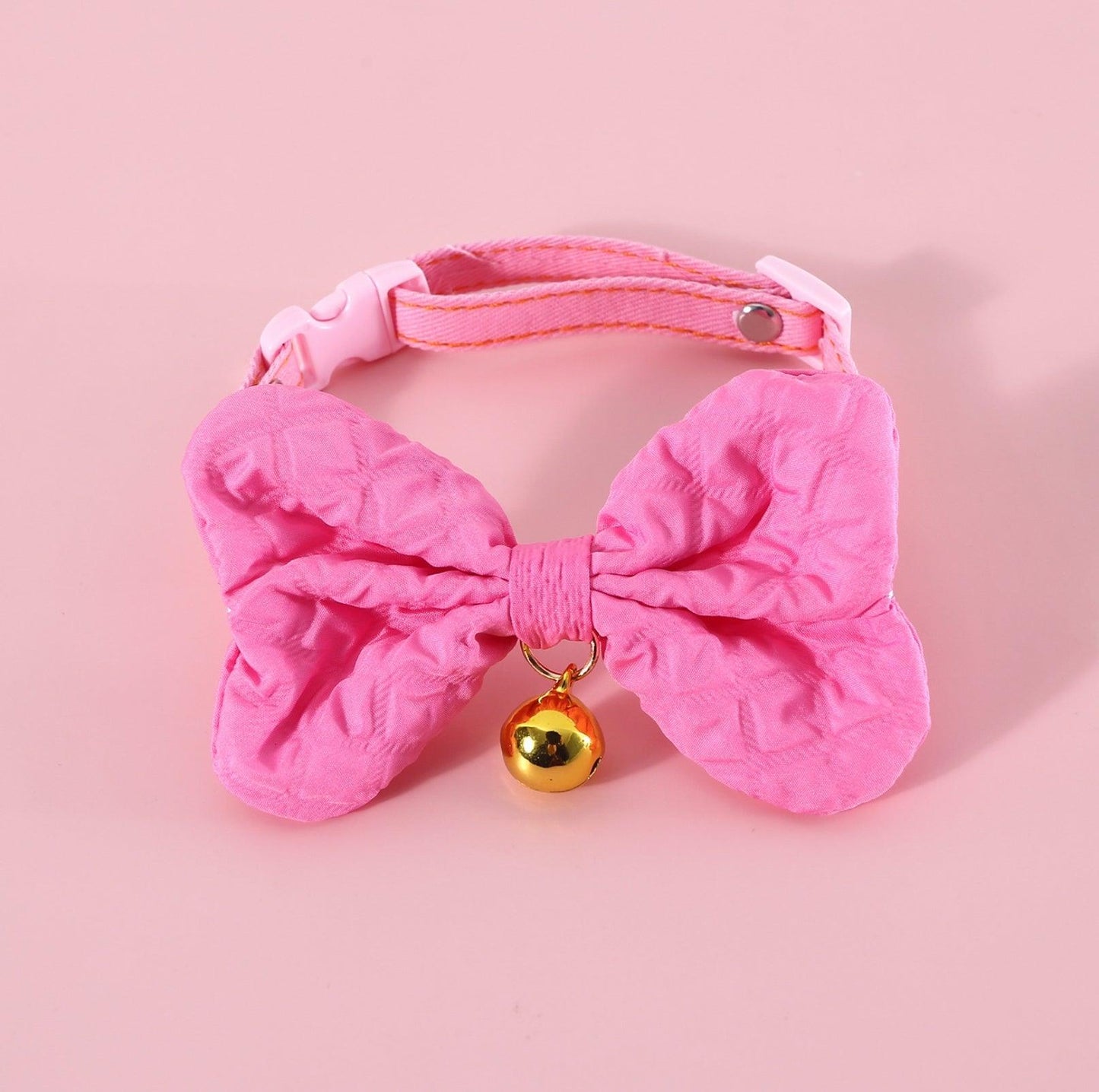 Candy-Colored Denim Bowtie Adjustable Pet Collar - {{product.type}} - PawPawUp