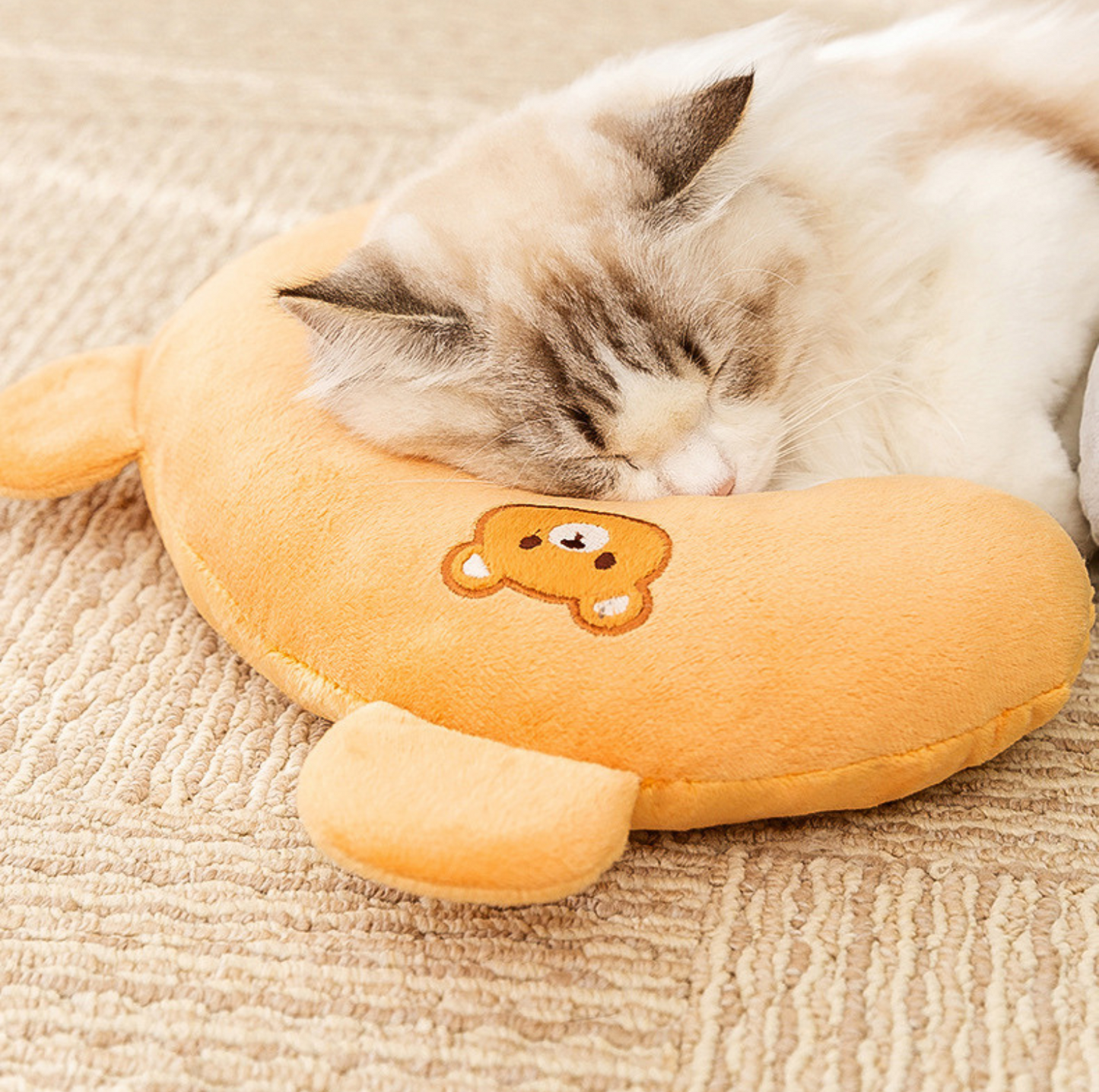 Cartoon U-Shaped Pillow for Pets – All-Season Comfort - {{product.type}} - PawPawUp