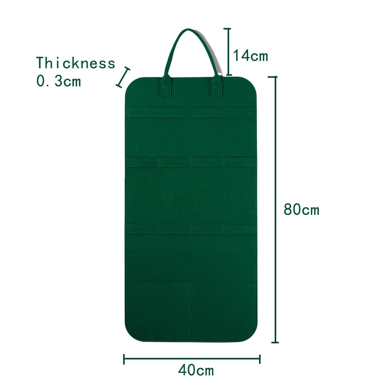 Cat Toy & Accessory Storage Felt Bag – Wall-Hanging Organiser (Toys not included) - {{product.type}} - PawPawUp