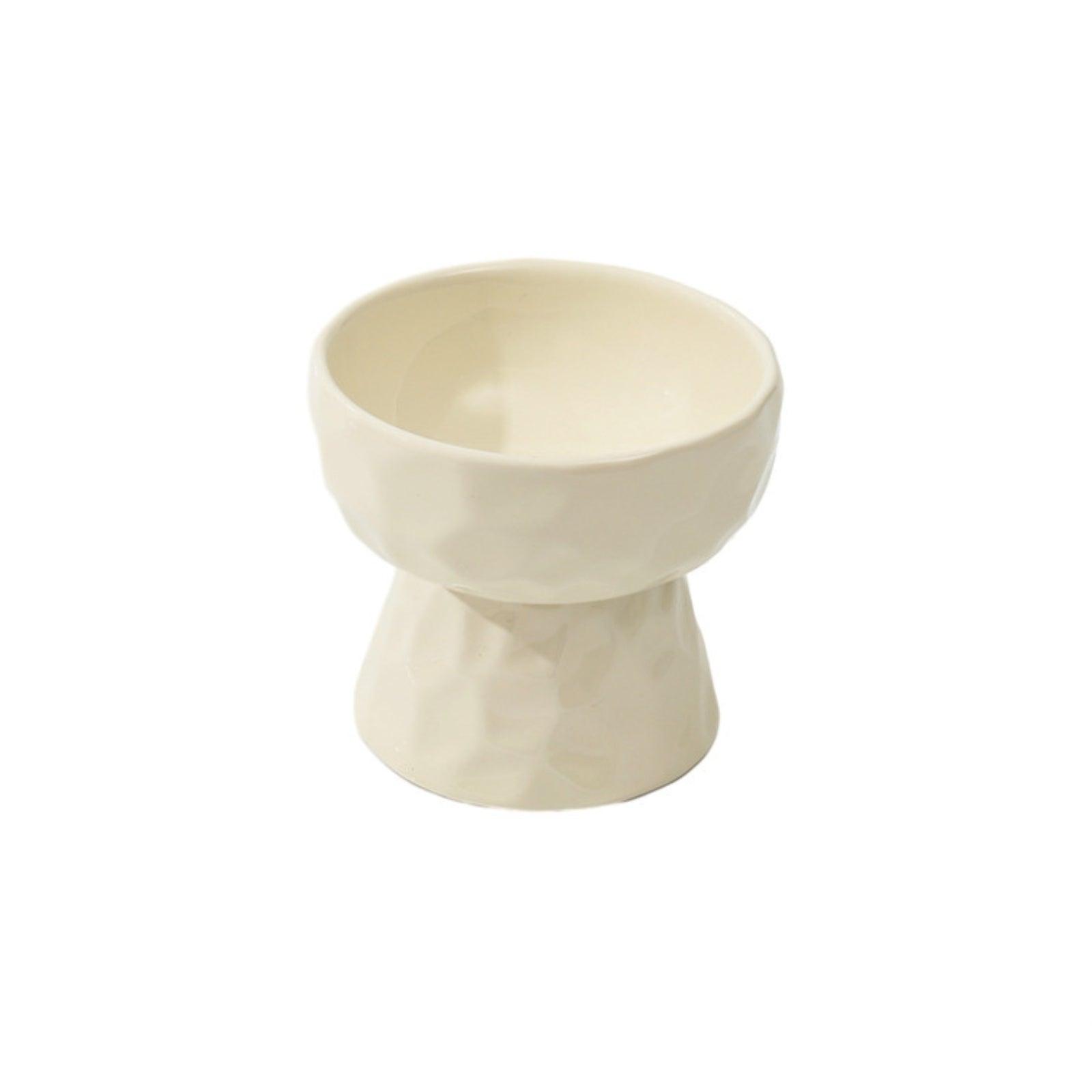 Ceramic Raised Pet Bowl for Cats and Dogs - {{product.type}} - PawPawUp
