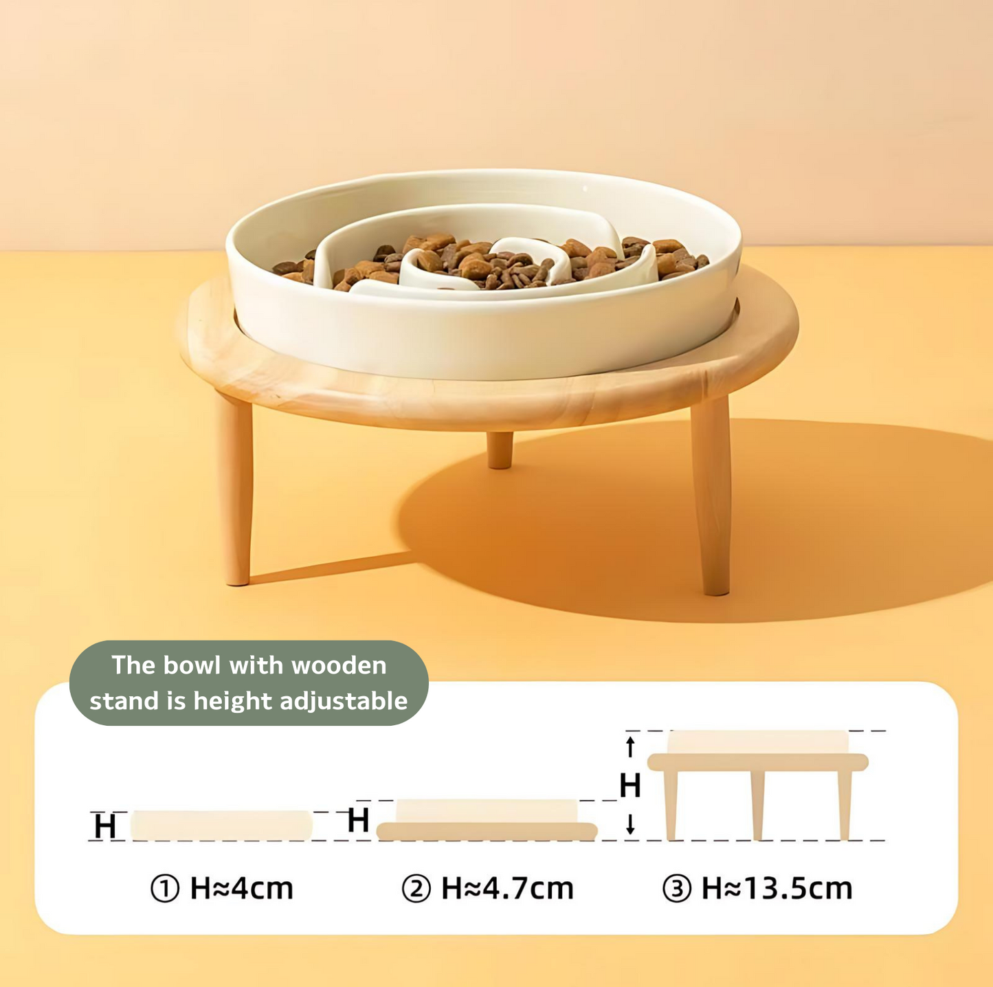 Ceramic Slow Feeder Pet Bowl for Dogs and Cats - {{product.type}} - PawPawUp
