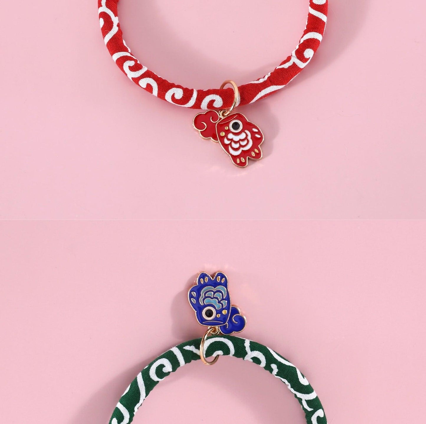Charming Koi Fish Pendant Collar: Japanese-Styled Adjustable Pet Accessory - {{product.type}} - PawPawUp