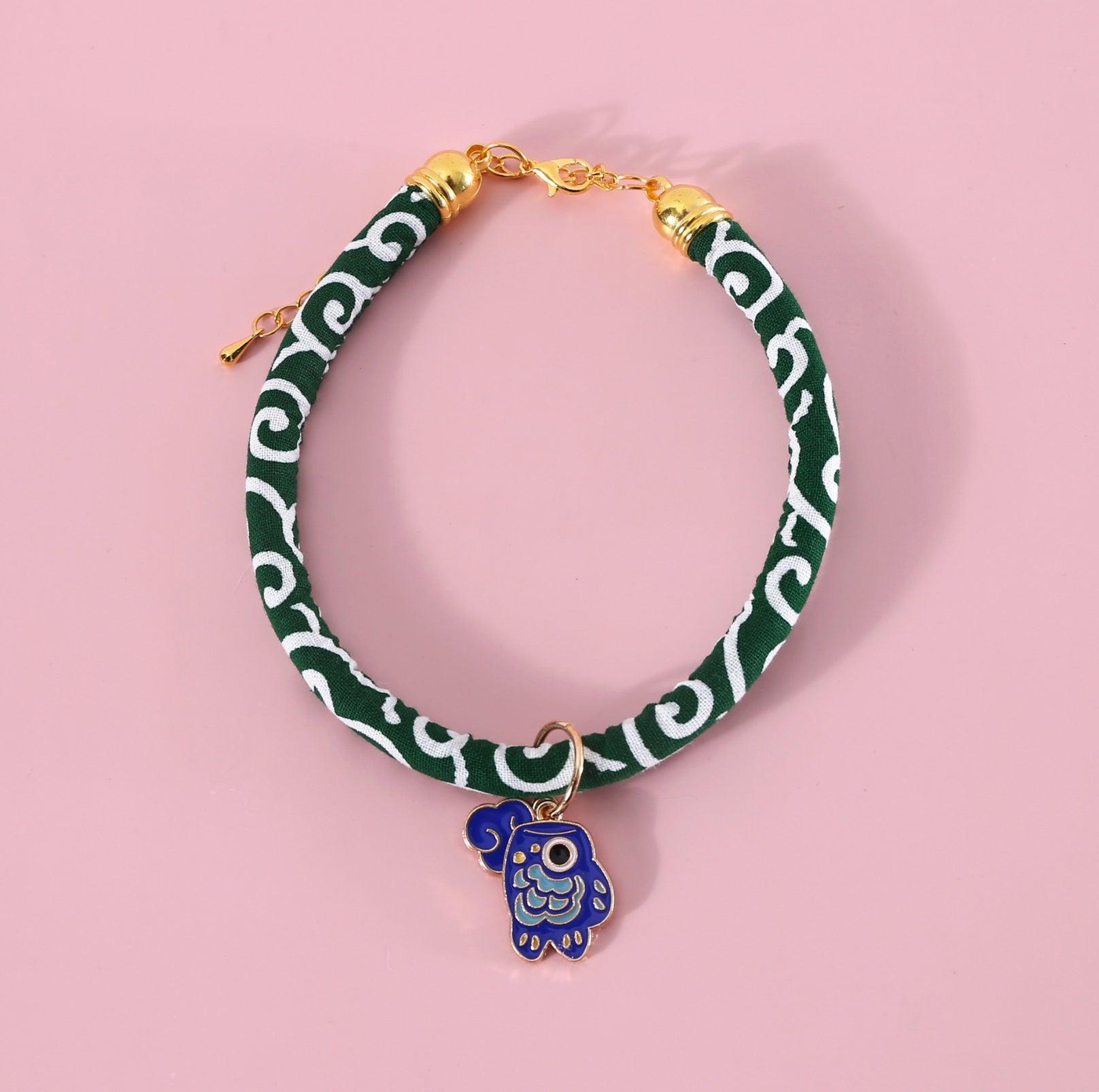Charming Koi Fish Pendant Collar: Japanese-Styled Adjustable Pet Accessory - {{product.type}} - PawPawUp