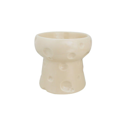 Cheese-Styled Elevated Ceramic Pet Bowls - {{product.type}} - PawPawUp