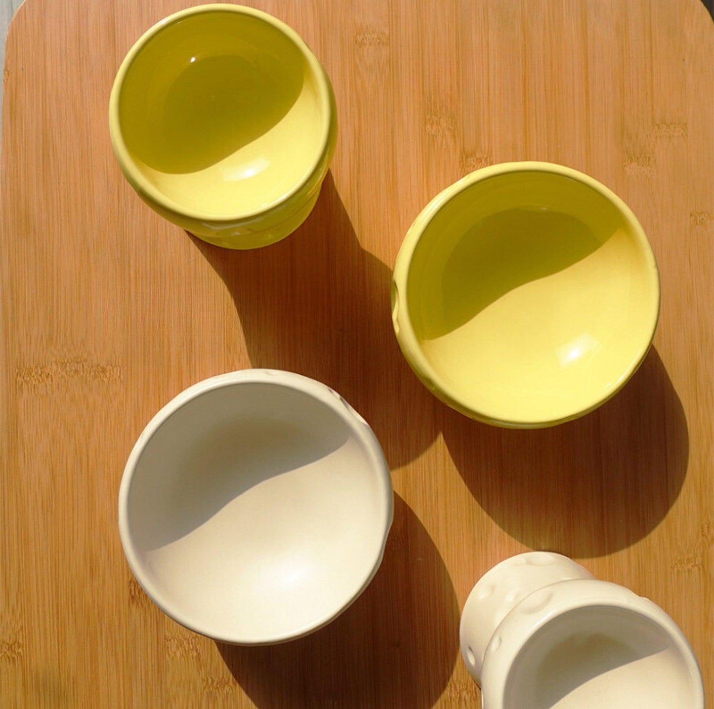 Cheese-Styled Elevated Ceramic Pet Bowls - {{product.type}} - PawPawUp