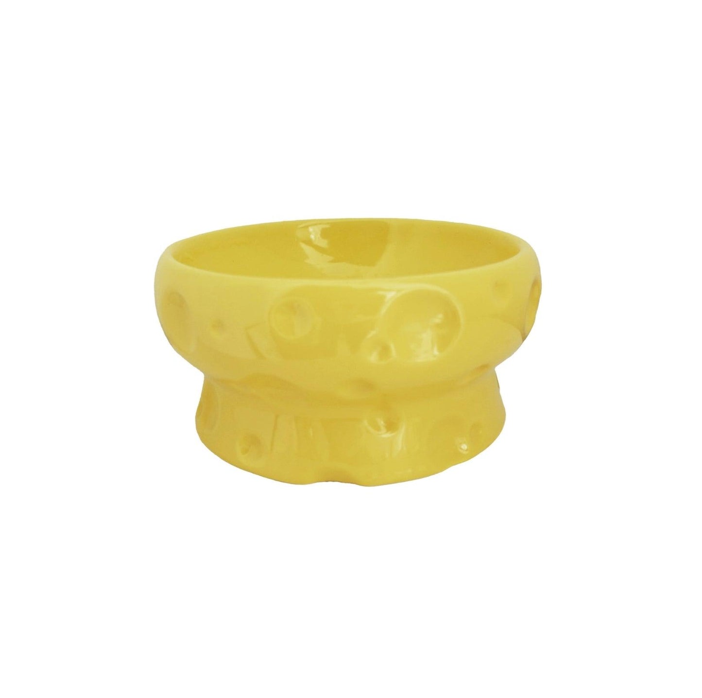 Cheese-Styled Elevated Ceramic Pet Bowls - {{product.type}} - PawPawUp