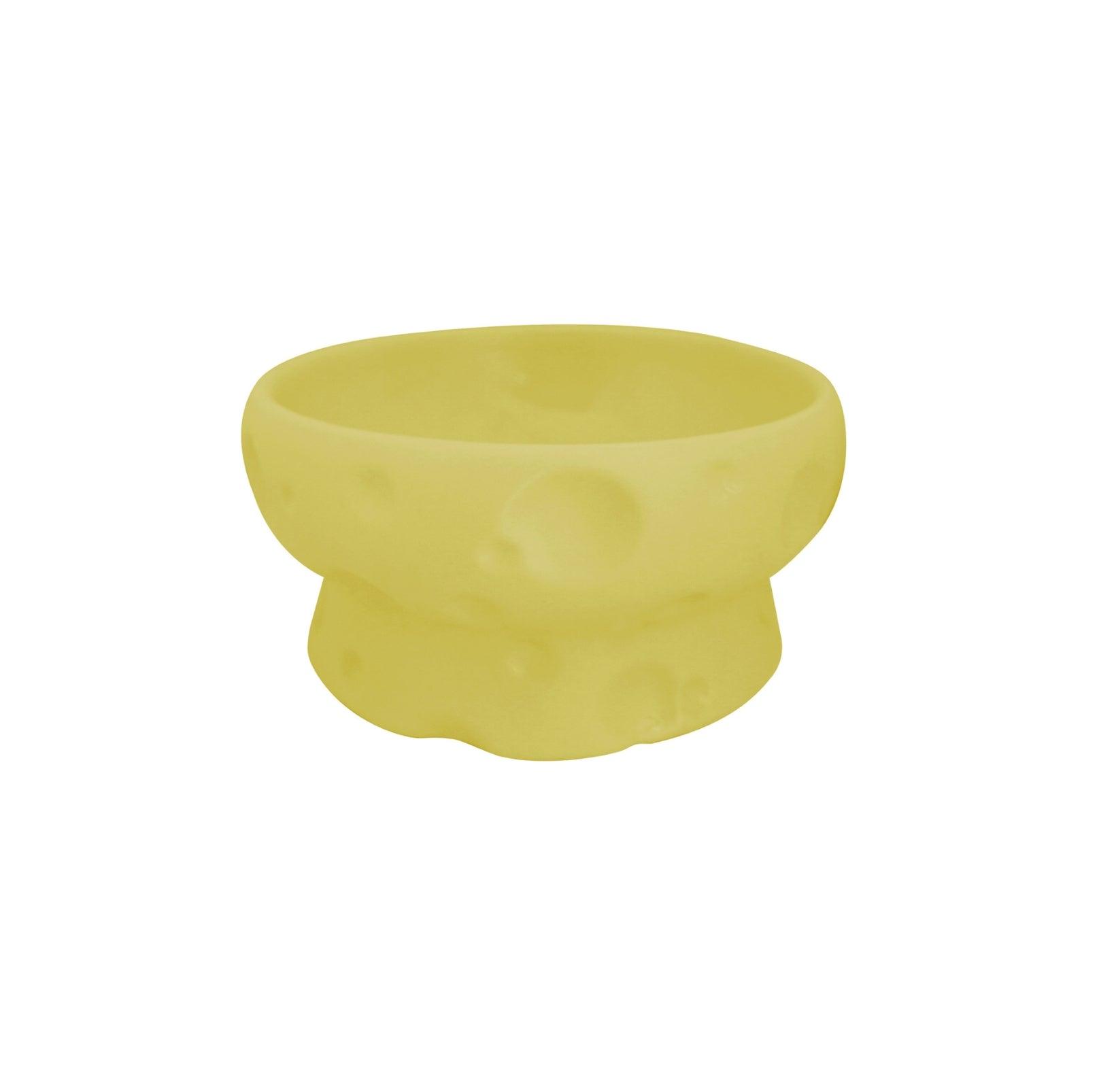 Cheese-Styled Elevated Ceramic Pet Bowls - {{product.type}} - PawPawUp