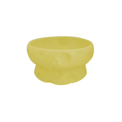 Cheese-Styled Elevated Ceramic Pet Bowls - {{product.type}} - PawPawUp