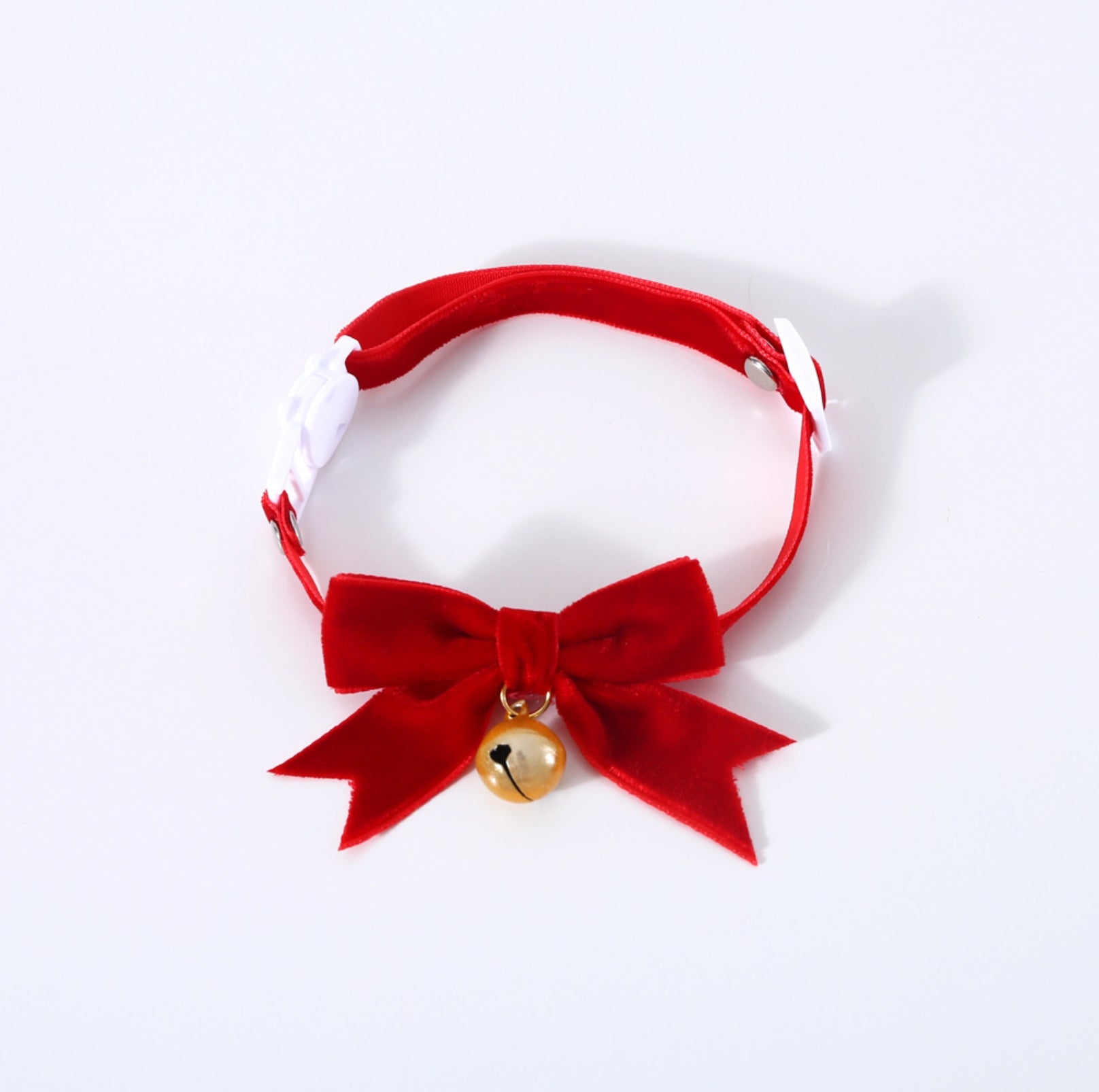 Christmas Velvet Bow Tie Pet Collar - {{product.type}} - PawPawUp
